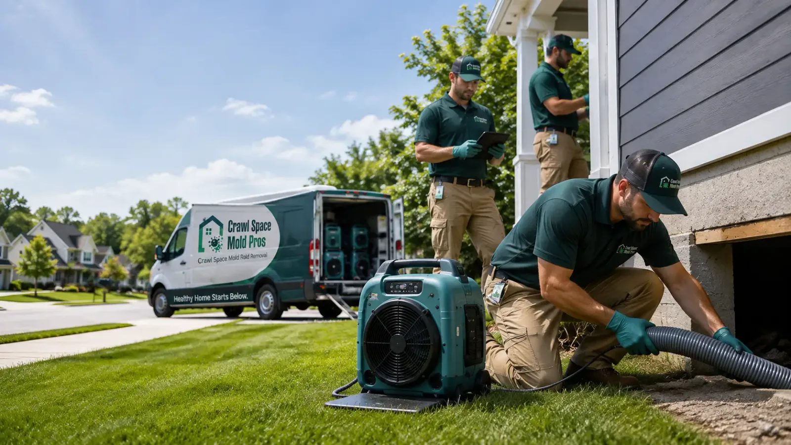 Crawl Space Mold Removal in Ralston, IA
